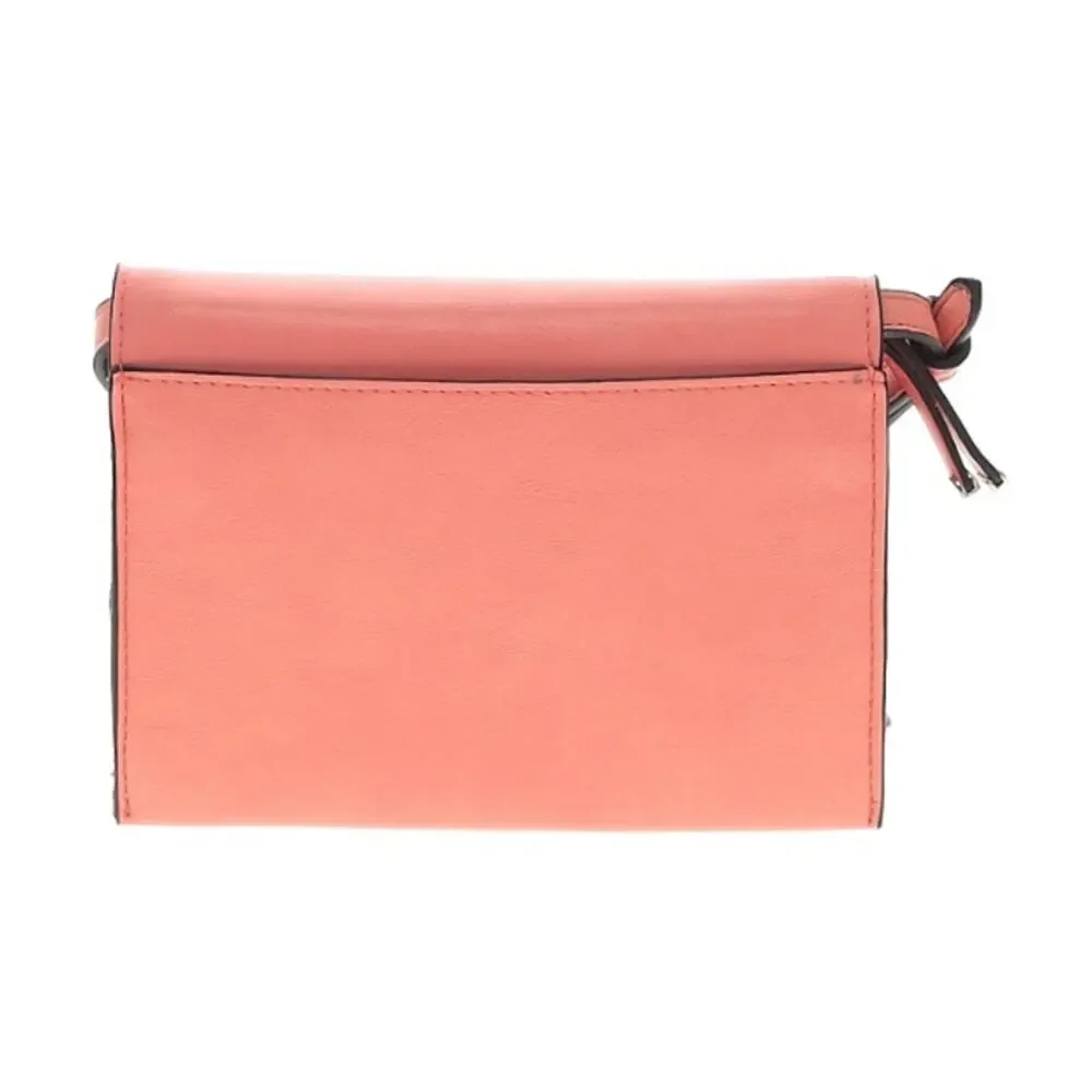 Alfani Mini Toggle Crossbody Bag in Pink Salmon